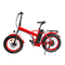 دوچرخه برقی قابل حمل 48 ولت 500 وات 20 اینچی موتور تاشو موتور عقب برای بزرگسالان