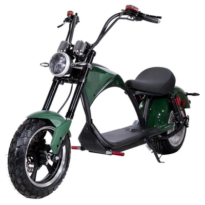 pm80146010 big wheel citycoco electric scooter black off road 2000w shock absorber