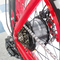 دوچرخه برقی تاشو آلومینیومی سبک وزن با صندلی کودک قدرتمند 55 کیلومتر H